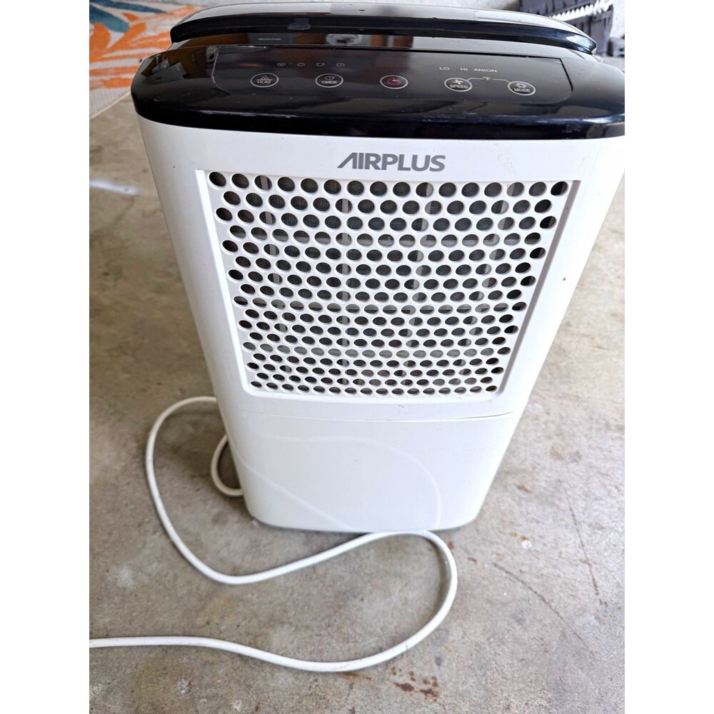 AIRPLUS AP16-602EE 16-Pint Dehumidifier 115V White/Black Digital 24hr Timer